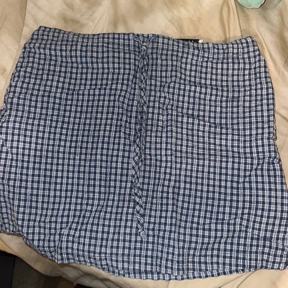 Size 9 blue paid skirt